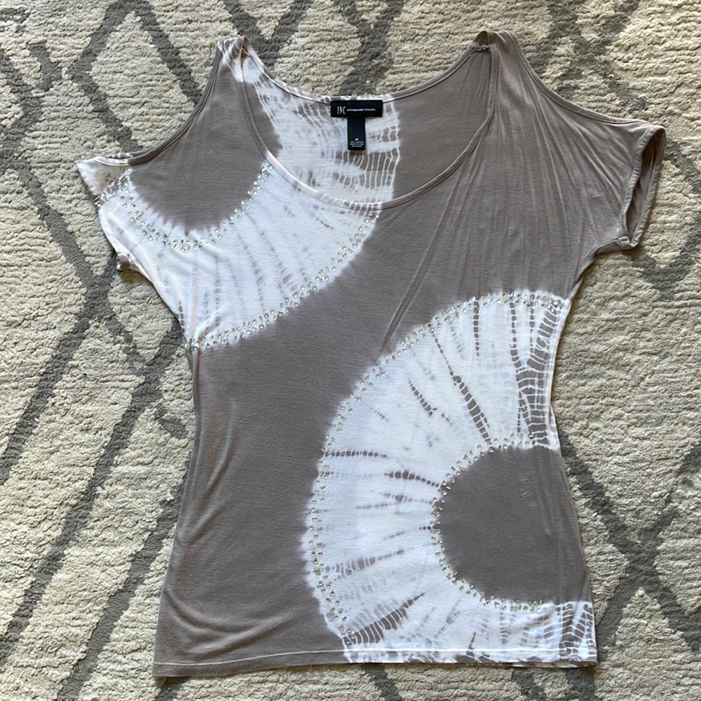 Open shoulder blouse